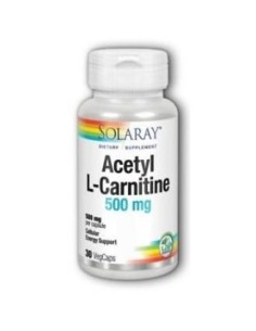 L-Acetyl L-Carnitine 500 Mg - 30 Vegcaps de Solaray