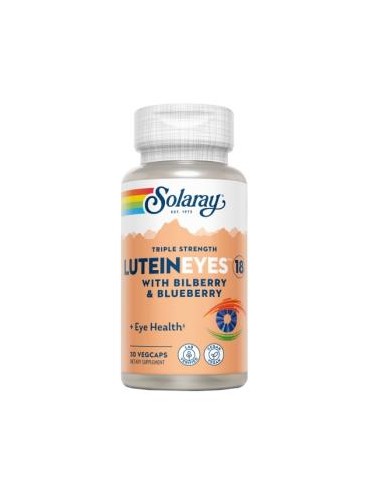Lutein Eyes 18 Mg.  - 30 Vegcaps de Solaray