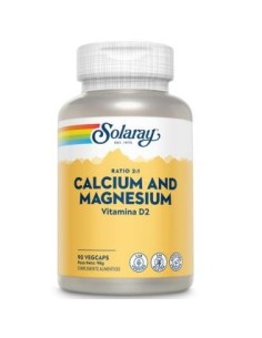 Calcium And Magnesium - 90Vegcaps de Solaray