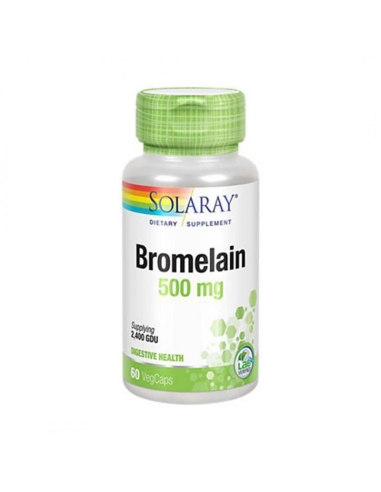 Bromelaina- 60 Cápsulas de Solaray