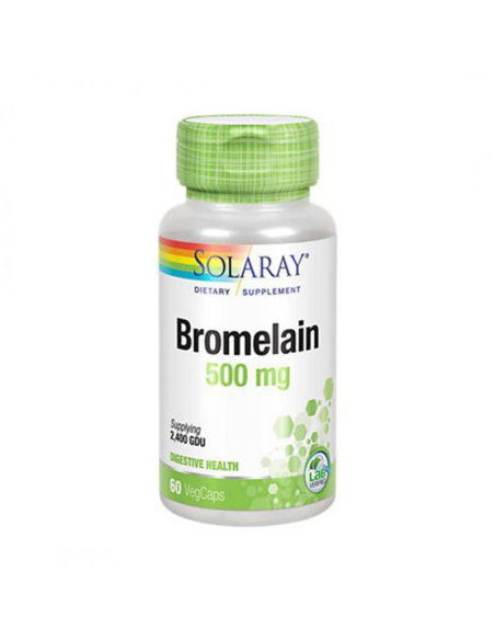 Bromelaina- 60 Cápsulas de Solaray