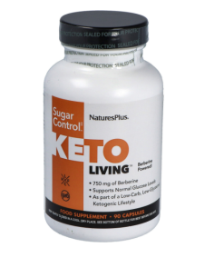 Keto Living Sugar Control 90 Caps. de Natures Plus