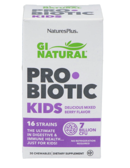 Gi Natural Probiotic Kids 30 Comp. Mastic. de Natures Plus
