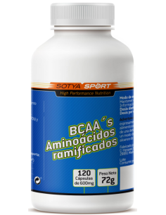 Bcaa'S (Aminoa.Ramificados) 120 Capsulas De 600Mg de Sotya