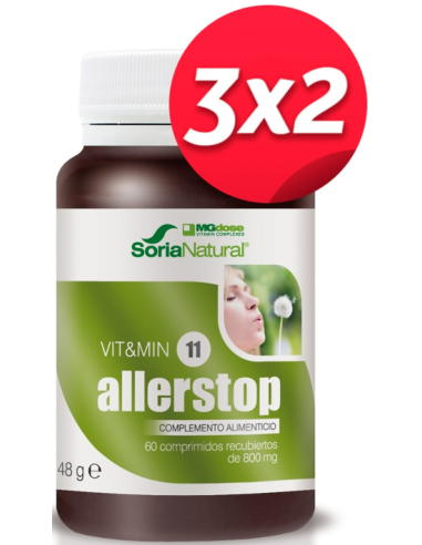 Pack 3X2 Allerstop 1100 Mg 30 Comp de Suplementos Mgdose