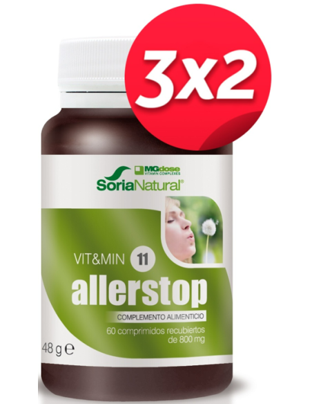 Pack 3X2 Allerstop 1100 Mg 30 Comp de Suplementos Mgdose