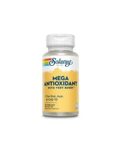 Mega Antiox. With Very Berry - 60 Vegcaps de Solaray