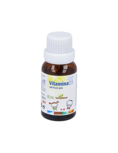 Vitamina D3 peques  400 UI 15 ml de Sura Vitasan