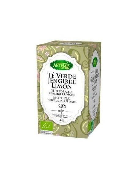 Te Verde Jengibre Con Limon  20Bolsitas. Bio