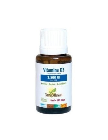 Vitamina D3 2.500 UI 15 ml de Sura Vitasan