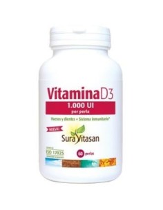 Vitamina D3 1.000Ui 60Perlas.