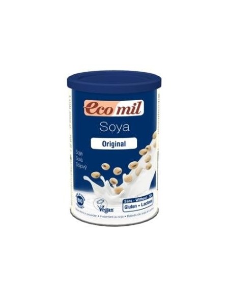 Ecomil Soja Bio Natural 400Gr.Polvo Instant. de Almond