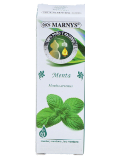Aceite Esencial Alimentario De Menta Arvensis      Estuche Con Botella - 15 Ml Marnys