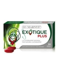 Exotique Plus  Eleuterococo + Guaraná + Taurina + Jalea Real + Ginseng + Creatina + L Arginina. 30 Cápsulas  X 510 Mg  Marnys