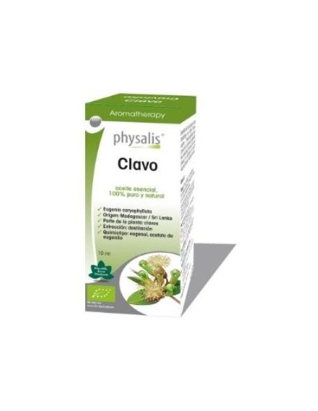 Aceite esencial de clavo bio 10ml Physalis