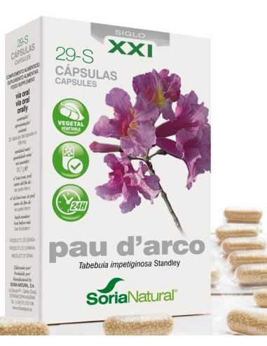 Pau D Arco 30 capsulas de Soria Natural