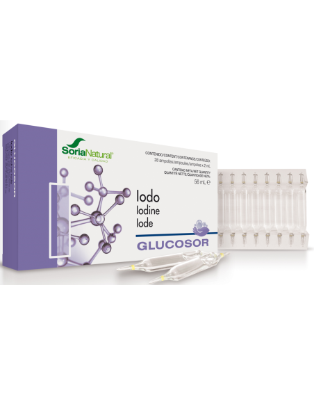 Glucosor Iodo 28 Ampollas de Soria Natural