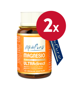 Pack 2 Unidades Magnesio Ultra Direct 60Cap. Estado Puro de