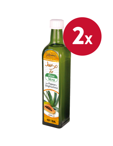 Pack 2 Unidades Vitaloe Zumo (Aloe Y Papaya) 500Ml. de Tongi