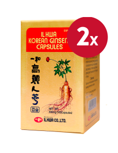 Pack 2 Unidades Ginseng Il Hwa 100Cap.Tarro de Tongil.