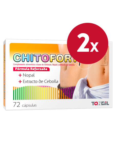 Pack 2 Unidades Chitofort Plus 72Cap. Lineabel de Tongil.