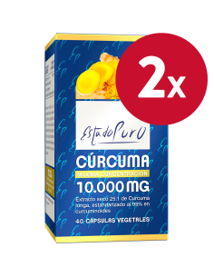 Pack 2 Unidades Curcuma 10.000Mg. 40Cap. Estado Puro de Tong
