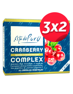 Pack 3X2 Cranberry Complex 30Cap. Estado Puro de Tongil..