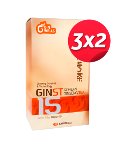 Pack 3X2 Korean Ginseng Tea Il Hwa (Ginst15) 100S Sobres de