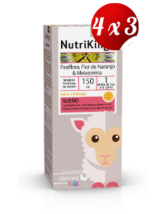 Pack 4x3 uds Nutrikings Calm Solución Oral 150 Ml De Dietmed
