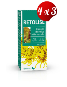 Pack 4x3 uds Retolise Crema 50 Ml De Dietmed