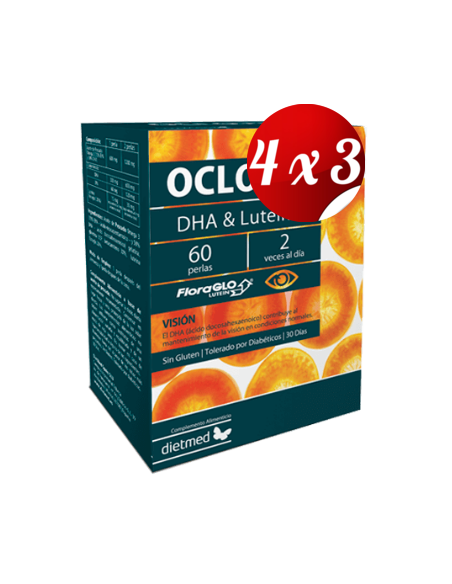 Pack 4x3 uds Oclovit Perlas 60 Capsulas De Dietmed