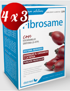 Pack 4x3 uds Fibrosame  30 Comprimidos De Dietmed
