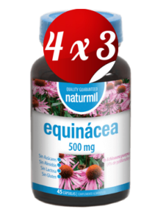 Pack 4x3 uds Equinácea 500 Mg 45 Capsulas De Dietmed