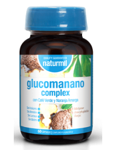 Pack 4x3 uds Glucomanano Complex 500 Mg  60 Comprimidos De Dietmed
