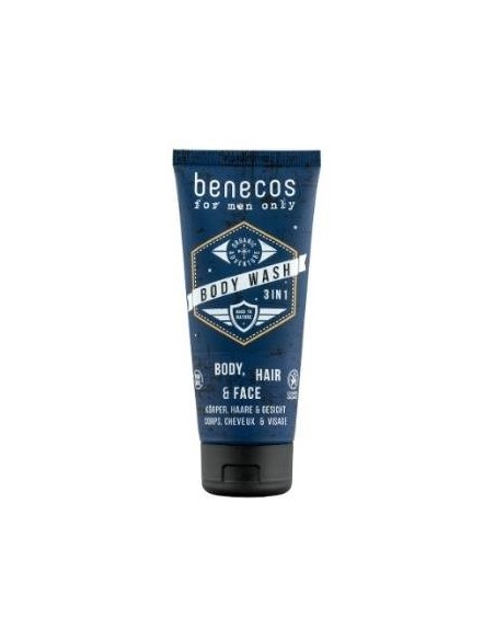Body Wash 3En1 For Men 200 Mililitros Vegano Benecos