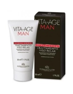Vita-Age Uomo Tratamiento Facial Relajante 50 Mililitros Bottega Di Lungavita