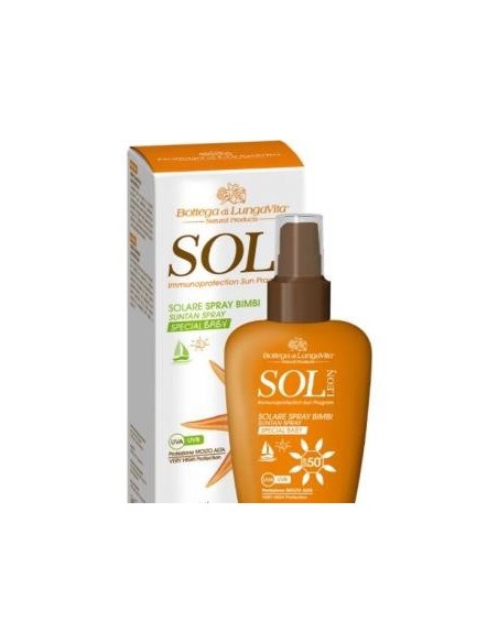 Sol Leon Spray Solar Bebe Spf 50 150 Mililitros Bottega Di Lungavita