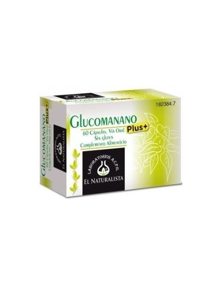 Glucomanano Plus 60 Cápsulas  El Naturalista