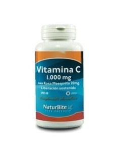Vitamina C 1000Mg.Con Rosa Mosqueta 20Mg. 180 Comprimidos de