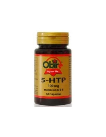 Griffonia 500 mg (5-HTP) + magnesio + B-6. 60 capsulas de Obire