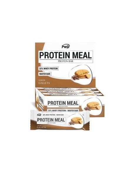 Protein Meal Barritas Galleta Maria 12Uds. Pwd Nutrition