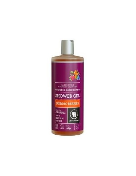 Gel De Baño Frutos Rojos 500 Mililitros Eco Vegan Urtekram
