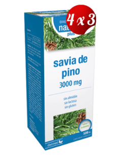 Pack 4x3 uds Savia De Piño Plus 500 Ml De Dietmed