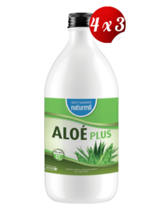 Pack 4x3 uds Aloé Plus Zumo Natural 1000 Ml De Dietmed