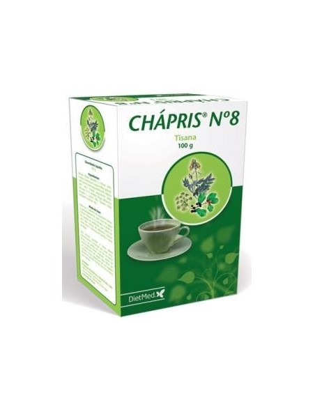 Pack 4X3 Tisana Nº8 Chapris 100Gr. de Dietmed.