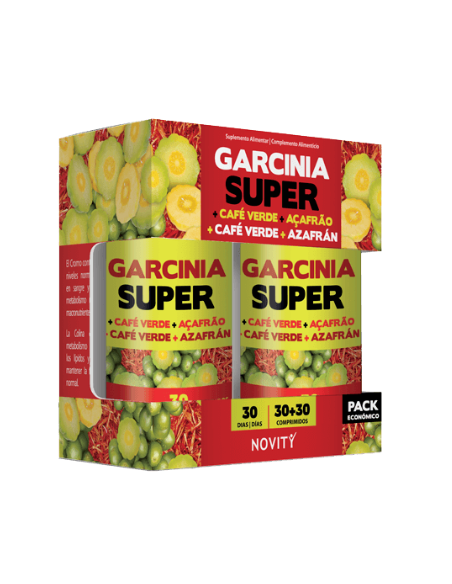 Garcínia Super+ Café Verde + Azafran  30+30 Comprimidos De Dietmed