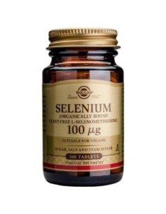 Selenio 100Mcg (Sin Levadura) 100Comp de Solgar