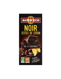 Chocolate Negro Con Limon Bio, 100 G de Altereco