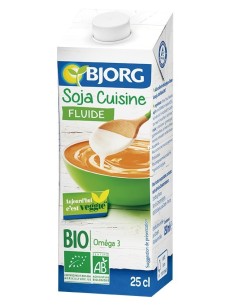 Crema Para Cocinar De Soja Bio, 25 Cl de Bjorg