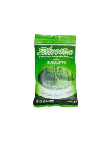 Caramelos Rellenos De Eucalipto Azucar 100 Gramos Silvestre